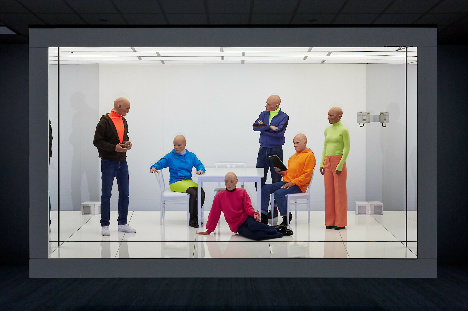 Still «Drei Schwestern». Photo by Judith Buss.