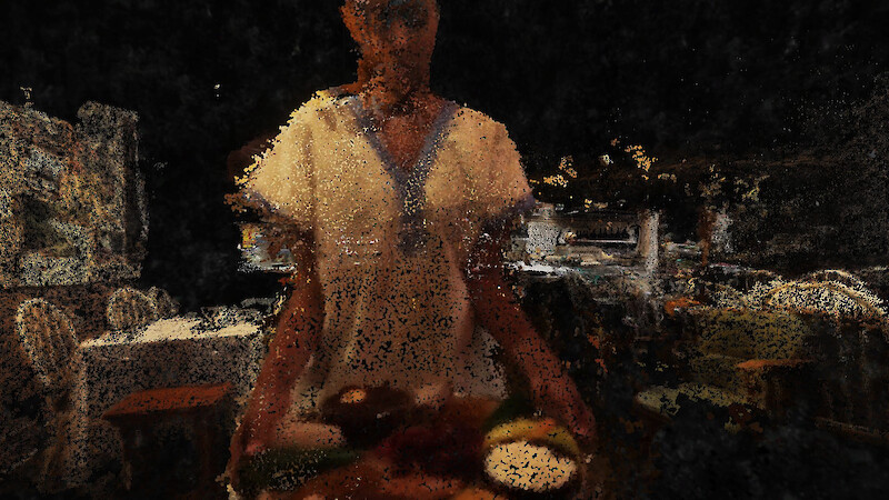 «Ferenj». «Another night at Taytu». Art by Ainslee Alem Robson, 2020.