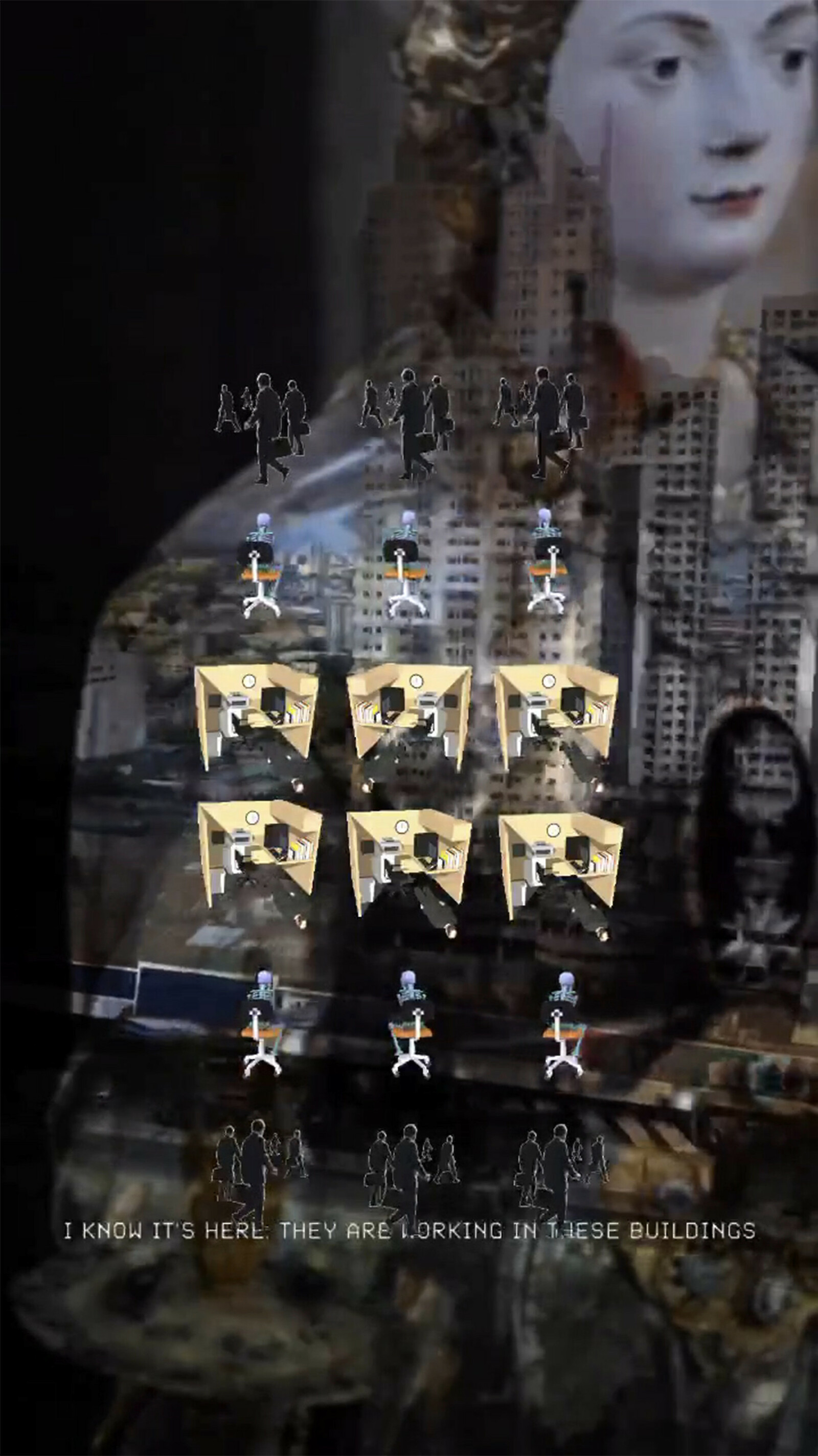 «Manila stories» by Lauren Huret. 15 minutes video loop, 4k, 2018. Courtesy Roehrs&Boetsch.