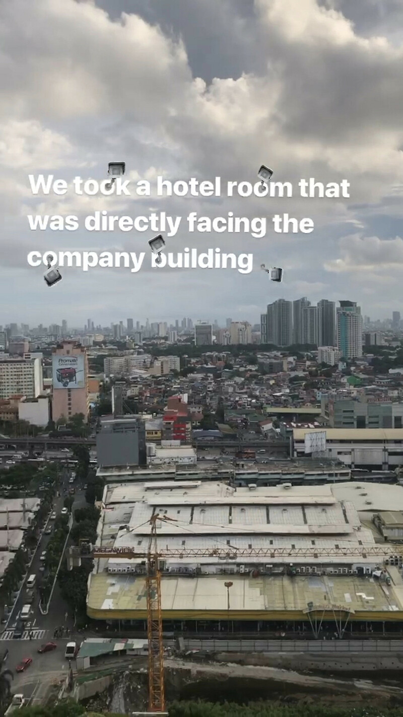 «Manila stories» by Lauren Huret. 15 minutes video loop, 4k, 2018. Courtesy Roehrs&Boetsch.