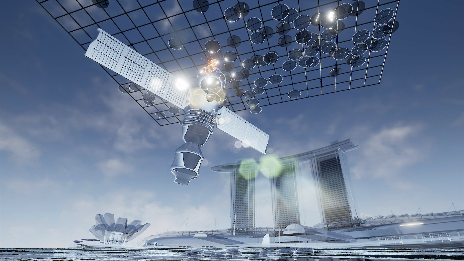 «Geomancer» by Laurence Lek, 2017. Courtesy of Sadie Coles HQ.