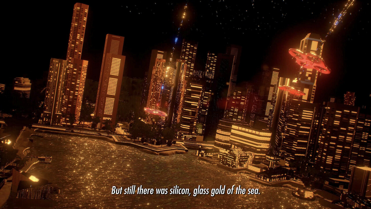 «Geomancer» by Laurence Lek, 2017. Courtesy of Sadie Coles HQ.