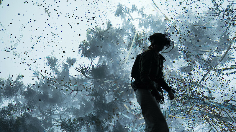 «We live in an Ocean of Air». Courtesy of Marshmallow Laser Feast / Ersin Han Ersin.