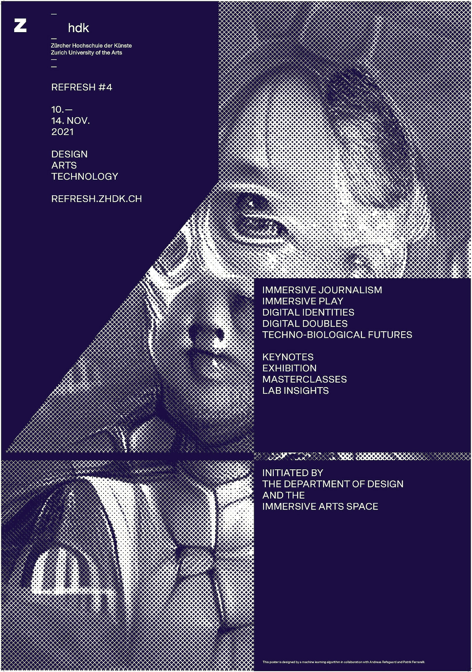 REFRESH #4 Poster Design. © ZHdK.