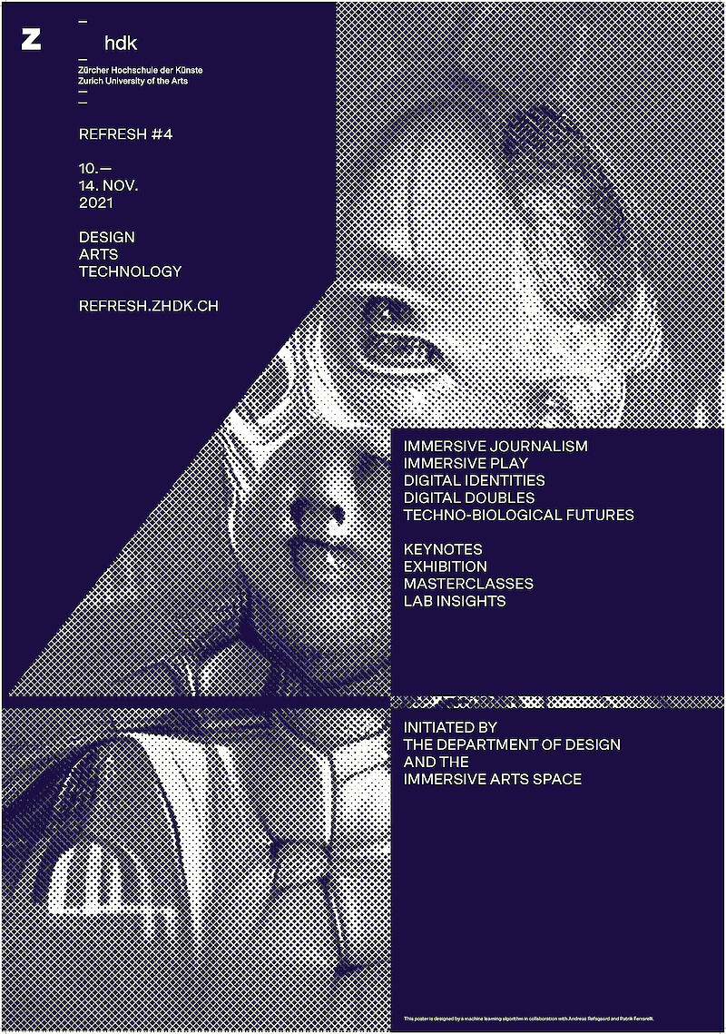 REFRESH #4 Poster Design. © ZHdK.