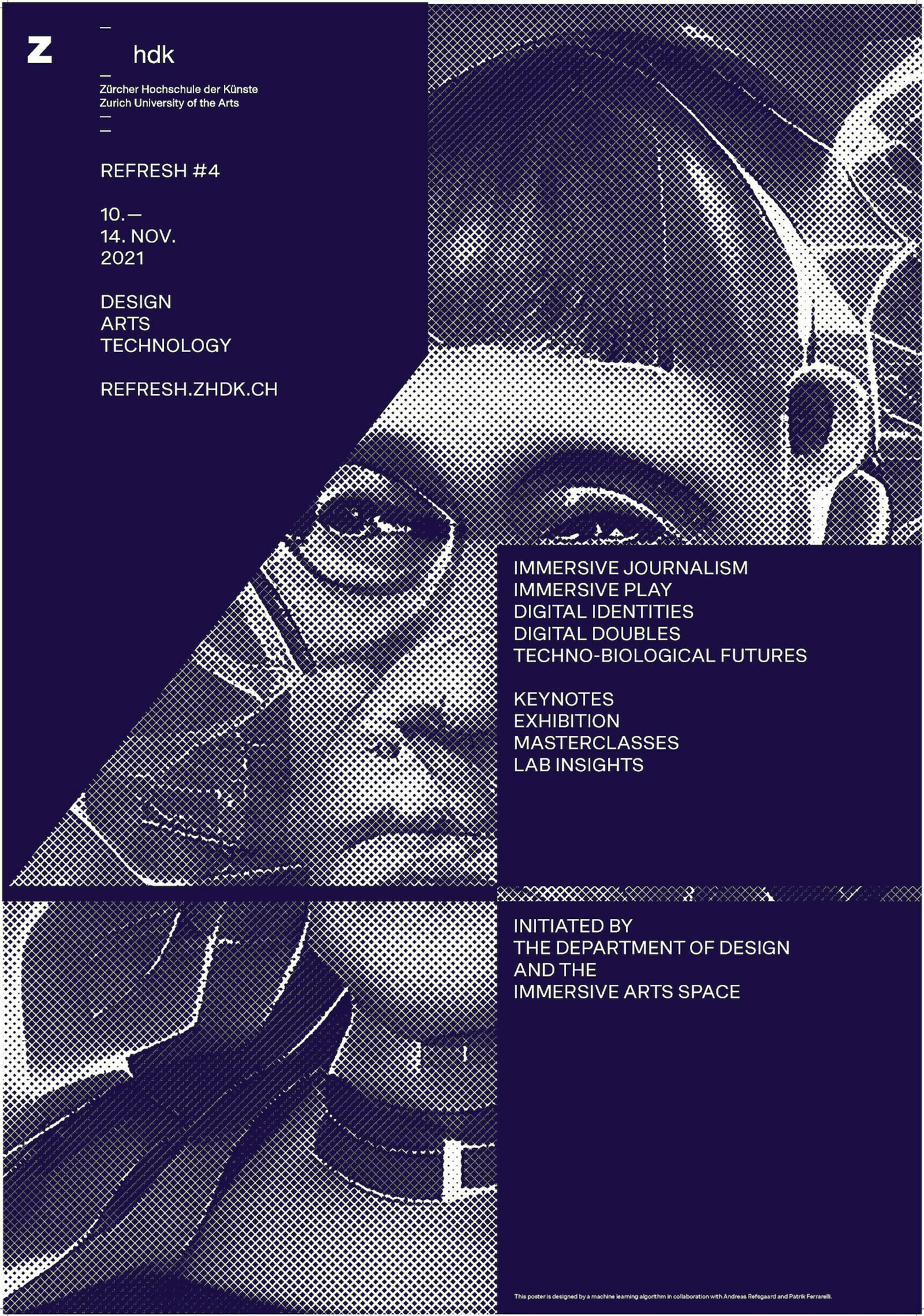 REFRESH #4 Poster Design. © ZHdK.