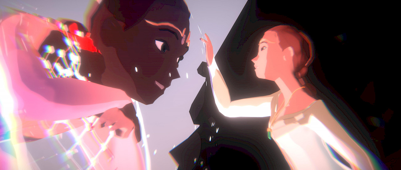 Still «Life After BOB» by Ian Cheng. The Chalice Study. Real-time story and simulation. 50 minutes / color / sound, 2021-2022. © Ian Cheng.