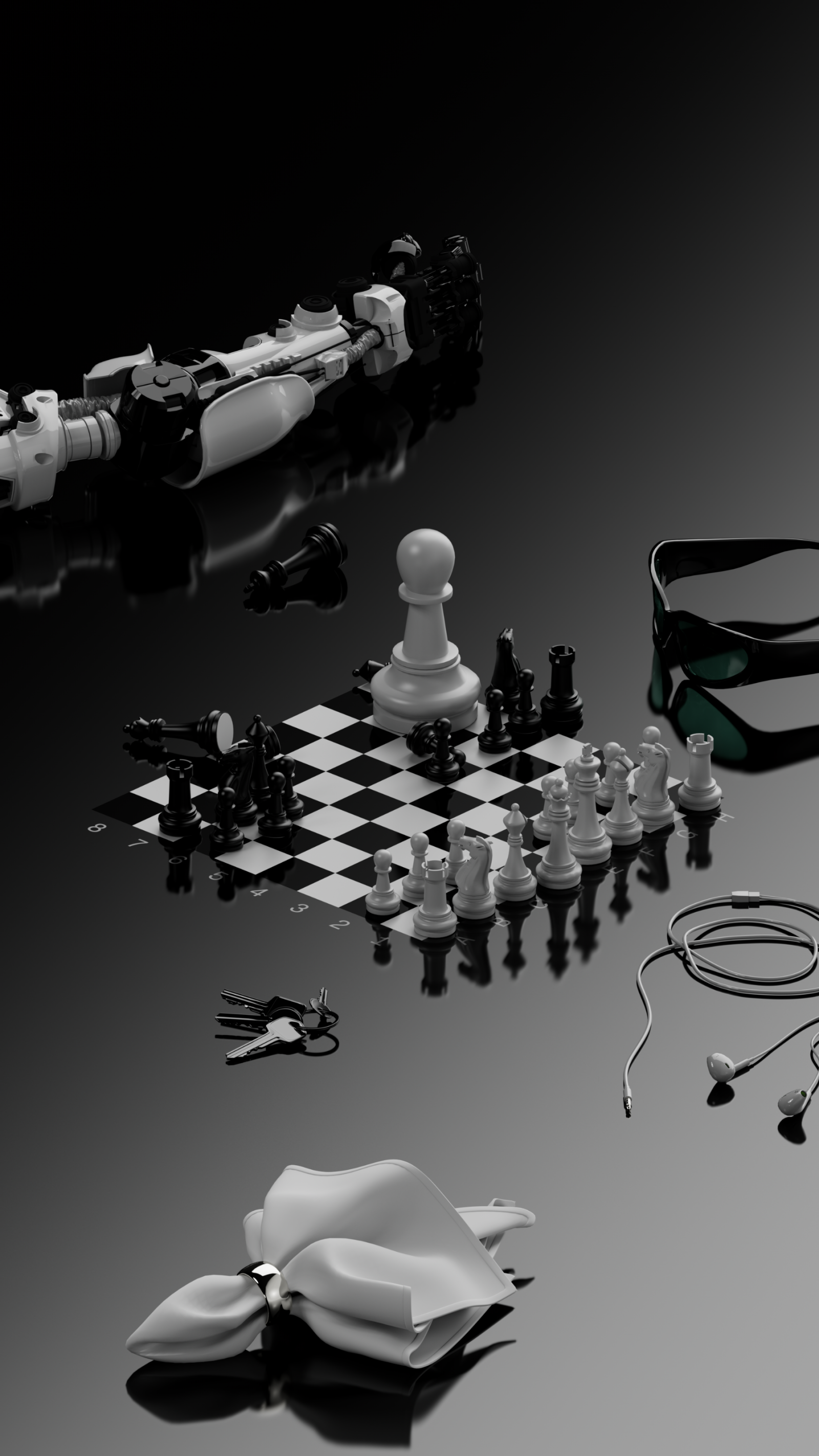 Still Image «Mad Chess». © Tunay Bora, 2023.