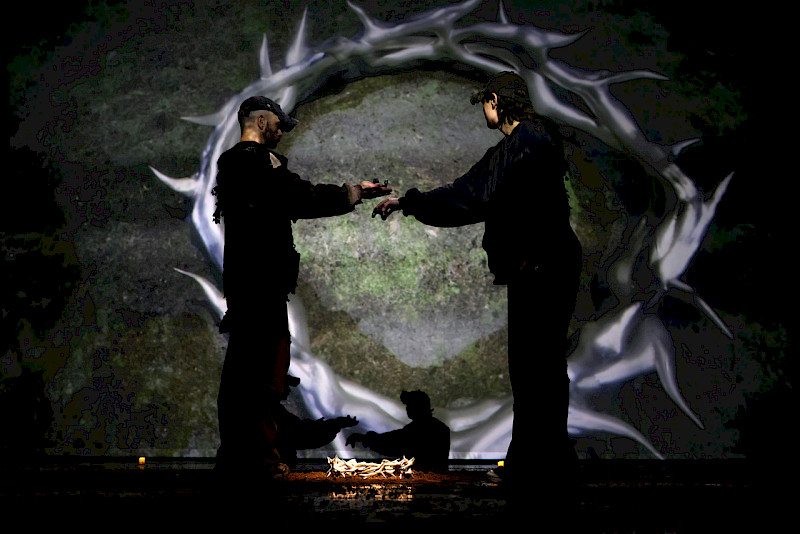 «Ressurect in Peace» by Anan Fries. HAU Digital Art Showcase (2024). © Dorothea Tuch.