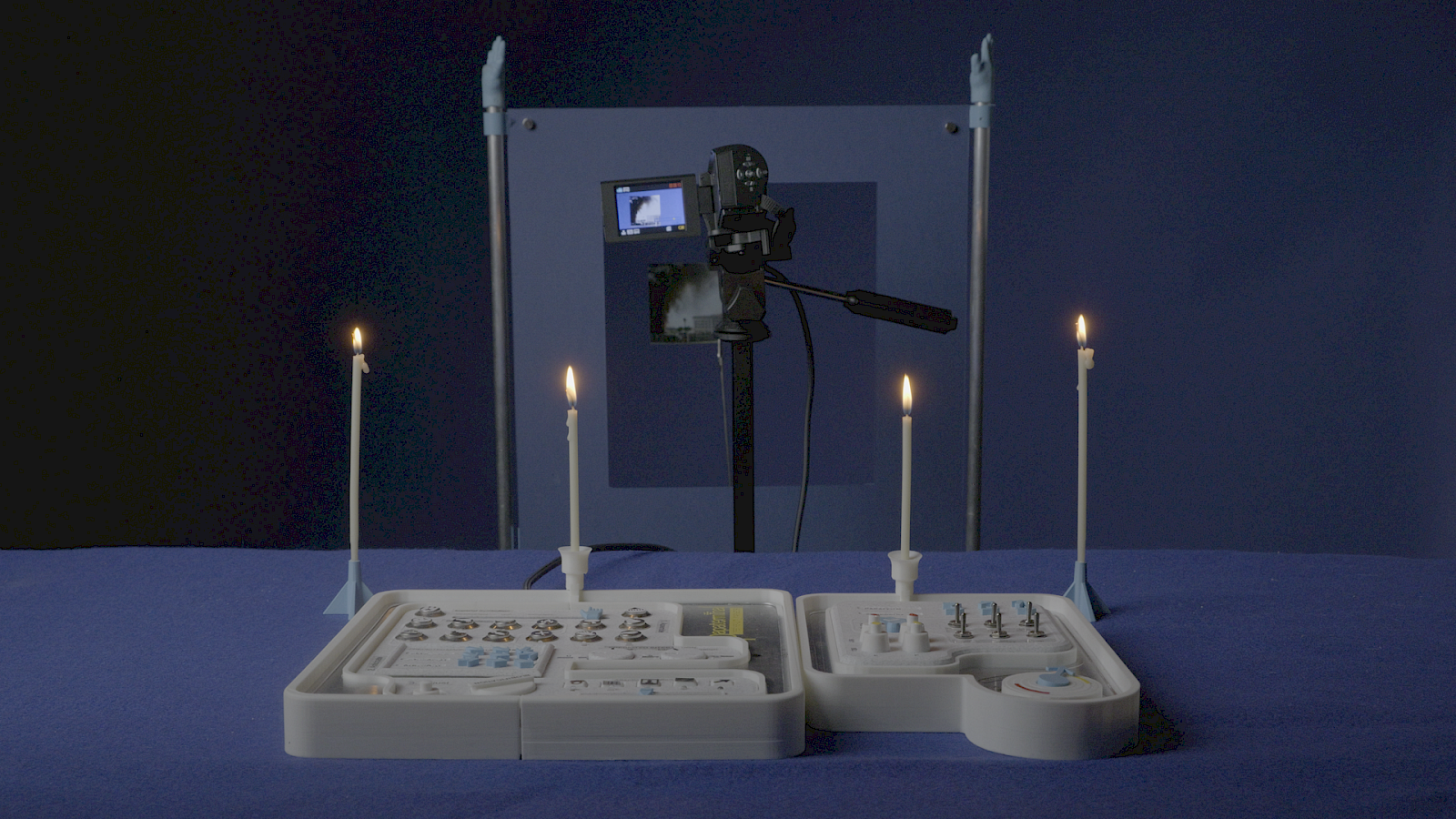 Still from «Anatomy of Non-Fact, Chapter 2», showing the fictional Deep Reality Trading Terminal. © Martyna Marciniak.