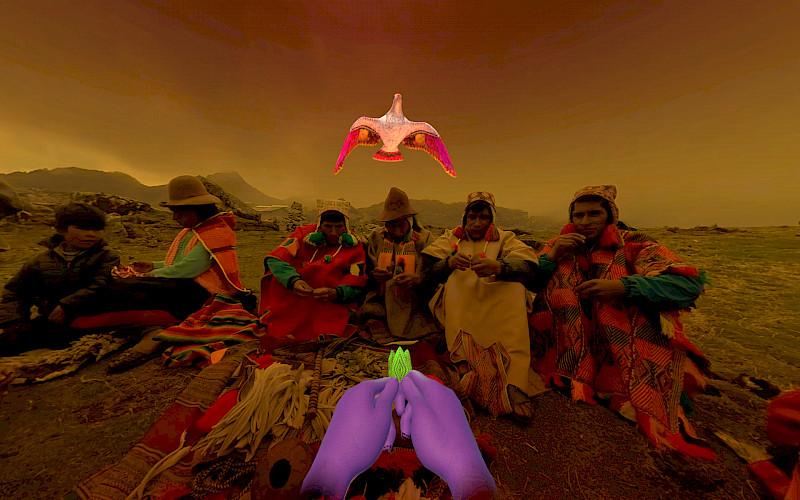 Pijcha Coca Leaf, «Ancestral Secret VR» (2024). © Galgo Storytelling.