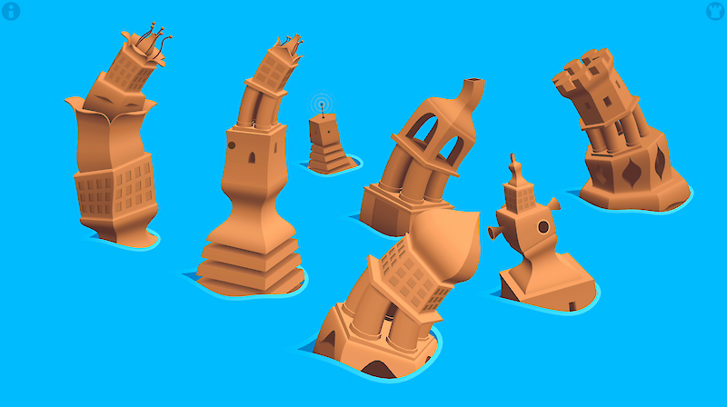 «Sandcastles» by Patrick Smith. © Vectorpark.